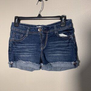 No Boundaries jean shorts with cuff - size 7